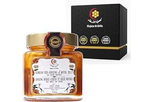 𝐌𝐮𝐣𝐞𝐳𝐚 𝐀𝐥 𝐒𝐡𝐢𝐟𝐚 Pure Natural Raw Honey (Red Ginseng + Royal Jelly + Nuts) | 100% Pure - Organic Royal Jelly Hone