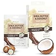 Skin 2.0 Shea Butter & Coconut Foot Masks - Softens Calluses, Treats Cracked Heels, Soothing & Hydrating - Dermatologist Tested Korean Skincare - Clean Beauty, Cruelty-Free, All Skin Types - 3 Pairs