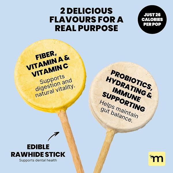 MALSIPREE DOG BIRTHDAY TREATS – PUPPY ADOPTION GIFTS & PUPPY TRAINING SUPPLIES – FUN DOG LOLLIPOPS & HEALTHY PET ICE CREAM ALTERNATIVE – CUTE ACCESSORIES & PHOTO PROPS – 8 PACK