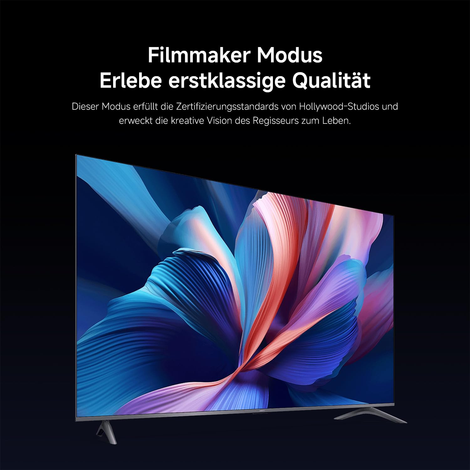 XIAOMI A Pro, 65" (165 cm), 4K UHD QLED, Smart TV, Google TV, Triple Tuner DVB-C/S/S2/T/T2, HDR10+, Game Boost 120Hz, MEMC, Sprachsteuerung mit, 2+8GB, Kompatibel mit Apple Airplay & Google Cast 6
