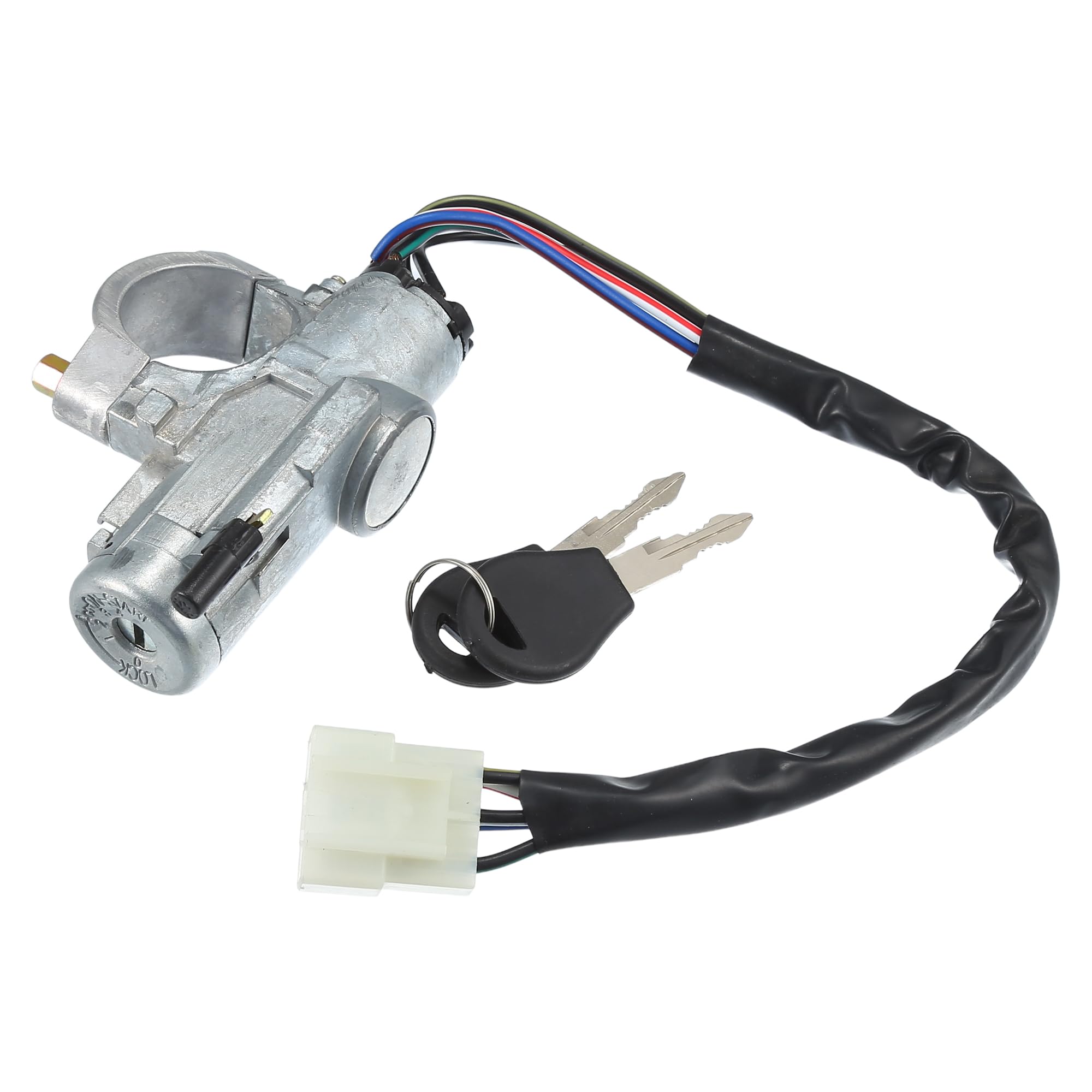 Photo 1 of uxcell 1 Set Ignition Switch Starter Switch with Keys for Nissan Sentra 2002-2006 No.4870075Y00