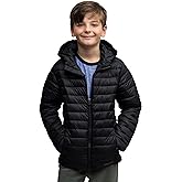 Lands' End Kids Full Zip Lightweight Thermoplume Hooded Jacket (S-XL)