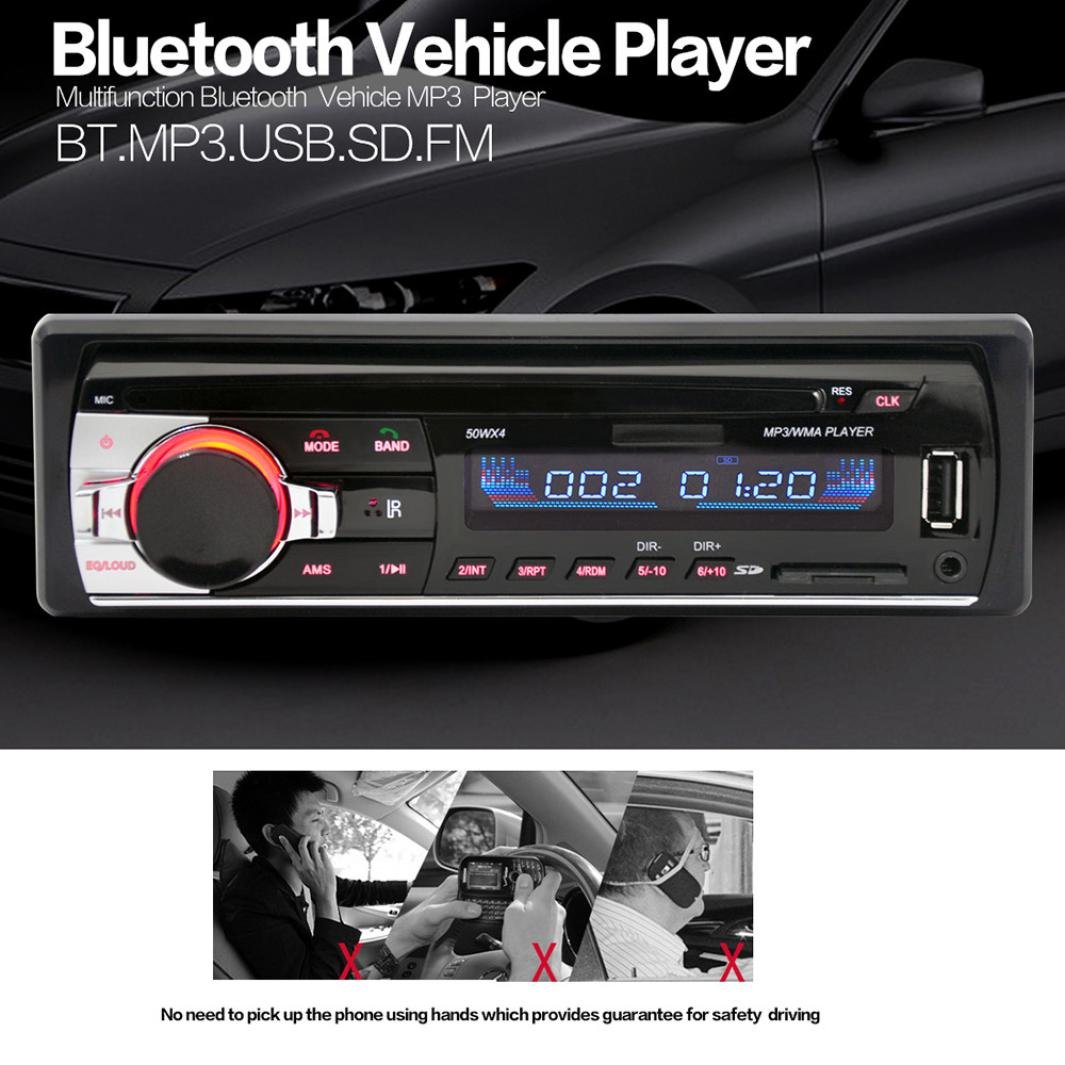 新作からsaleアイテム等お得な商品満載 B078lbzvf5 Mp3ラジオ Usb Din Aux受信機オーディオ1 Bluetooth車ダッシュステレオfm Gw車オーディオステレオmp3プレーヤー Jsd 5 Ruhiku プレーヤーレシーバー