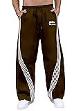 GORGLITTER Men's Baggy Wide Leg Sweatpants Y2K