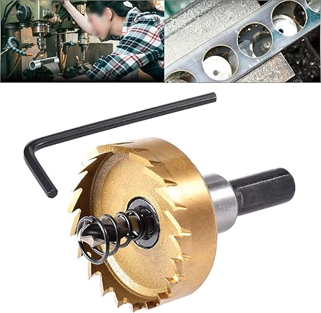 Hohxen 42mm Hss Scie Cloche En Acier Inoxydable Percage De Metal Pour Outils Electriques De Forage A Metaux Amazon Fr Bricolage