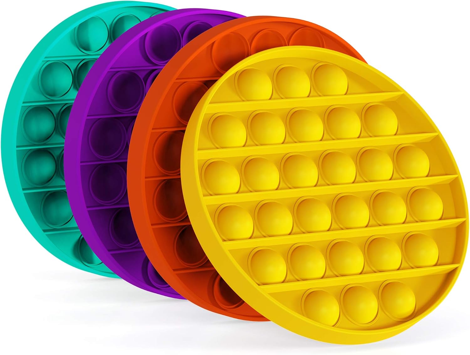 4 Pack Push Pop Bubble Sensory Fidget 