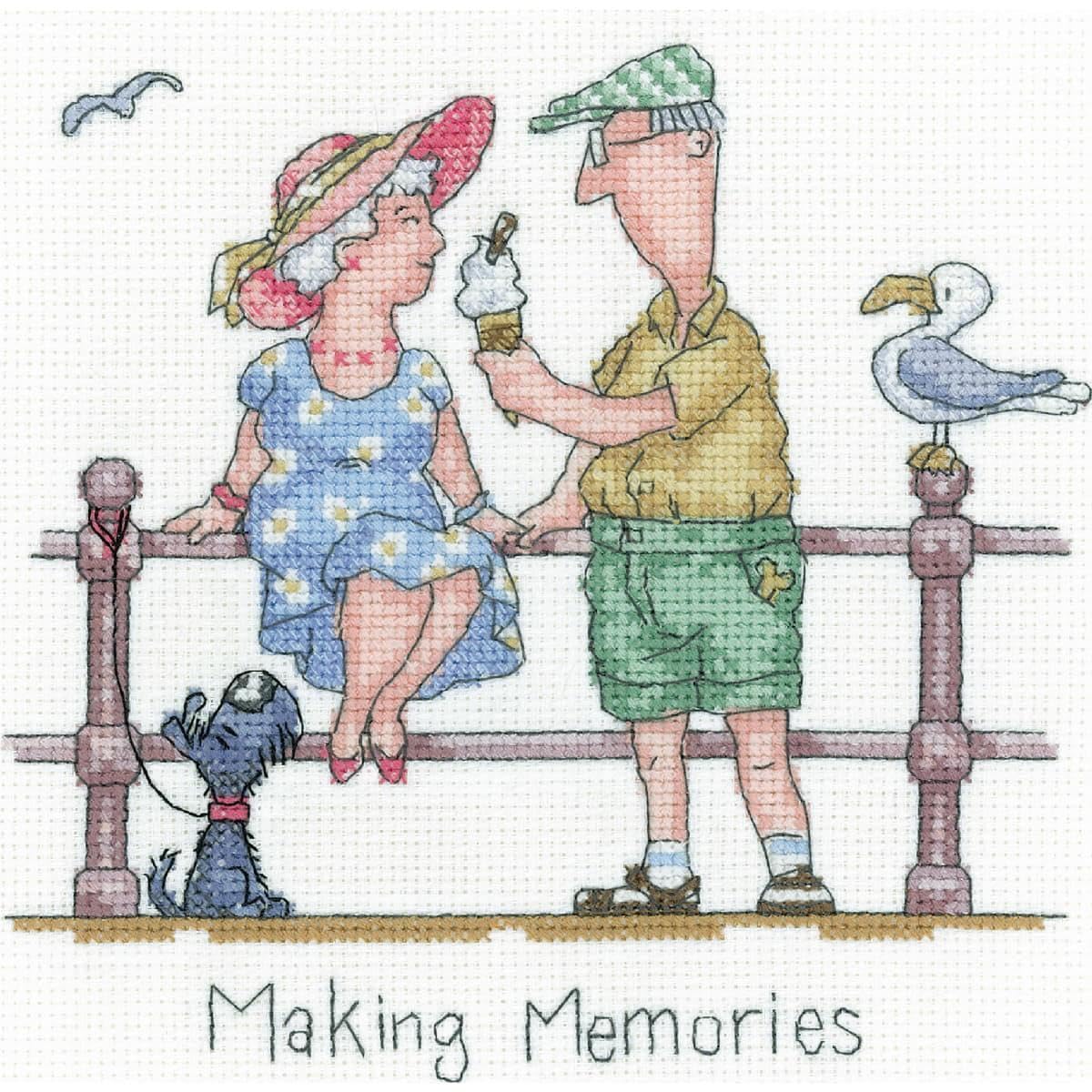 Heritage Crafts Cross Stitch Kit - Making Memories