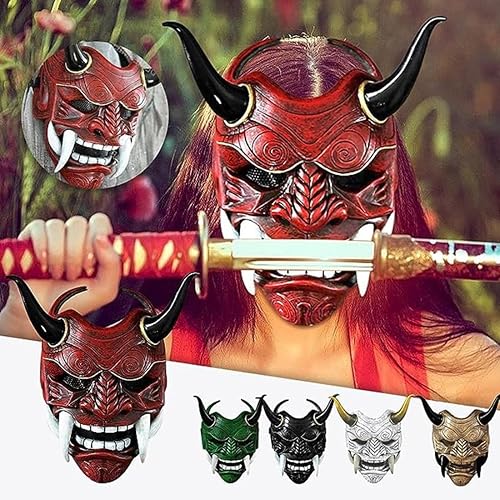 Hannya Mask Samurai Authentic Japanese Hannya Mask Samurai Oni Demon