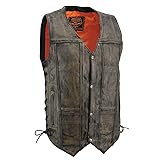 Milwaukee Leather MLM3540 Men's Roulette Distressed