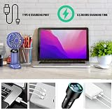 Jsdoin Handheld USB Rechargeable Fan 5 Speeds 5000mAh LED Display WathetBlue view 6