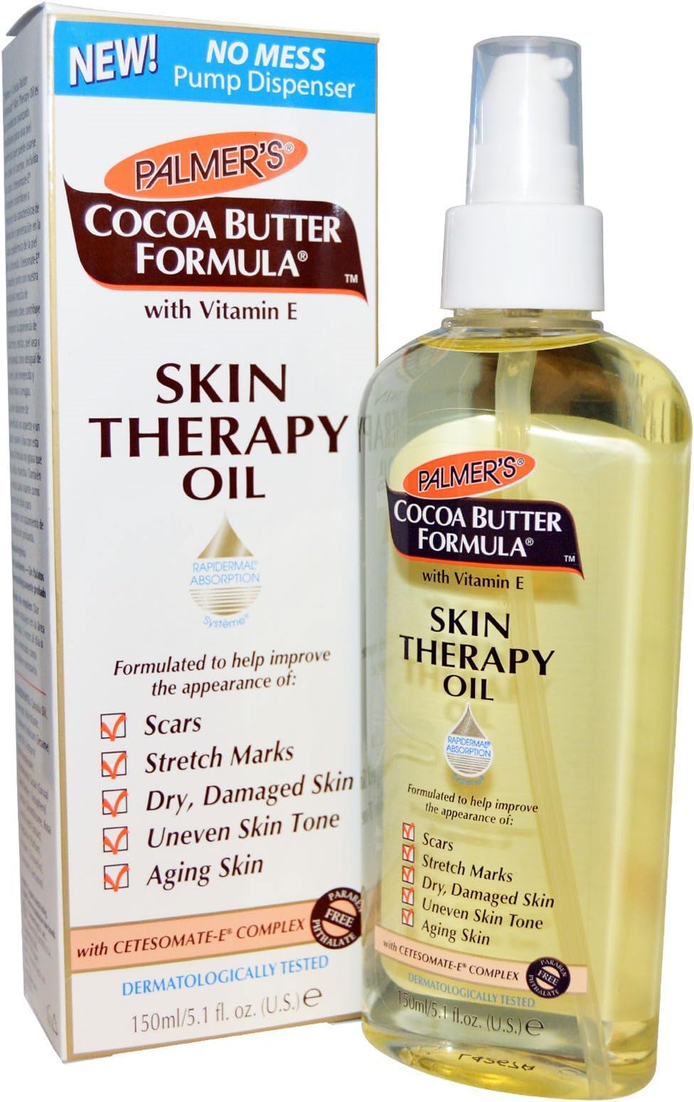 Palmers Cocoa Butter Formula with Vitamin E Skin Therapy Oil 150ml 5.1fl oz
