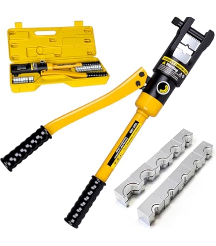 Crimper, Hexagon, Manual, 7-4/0 AWG: Amazon.com: Tools