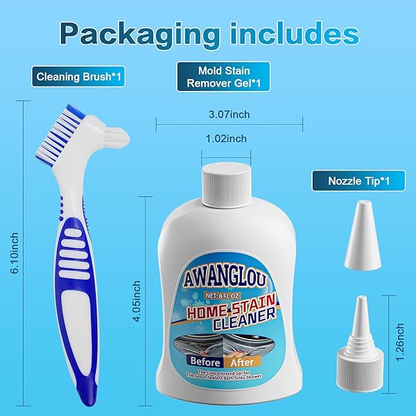 AWANGLOU KITCHEN GADGETS, HOME REMOVER GEL, WASHING MACHINE CLEANER FOR REFRIGERATOR STRIPS CLEANER SUPPLIES, GROUT CLEANER BEST FOR HOME SINK/KITCHEN/BATHROOM/GROUT/TILE/SHOWER/TUB