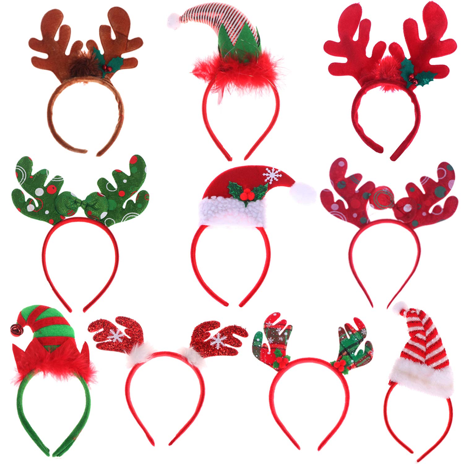 christmas hats and headbands