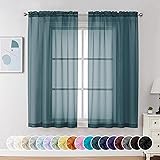 Chyhomenyc Sheer Curtains 63 Inch Length 2