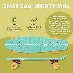 Retrospec Quip Mini Cruiser Skateboard 22.5" and