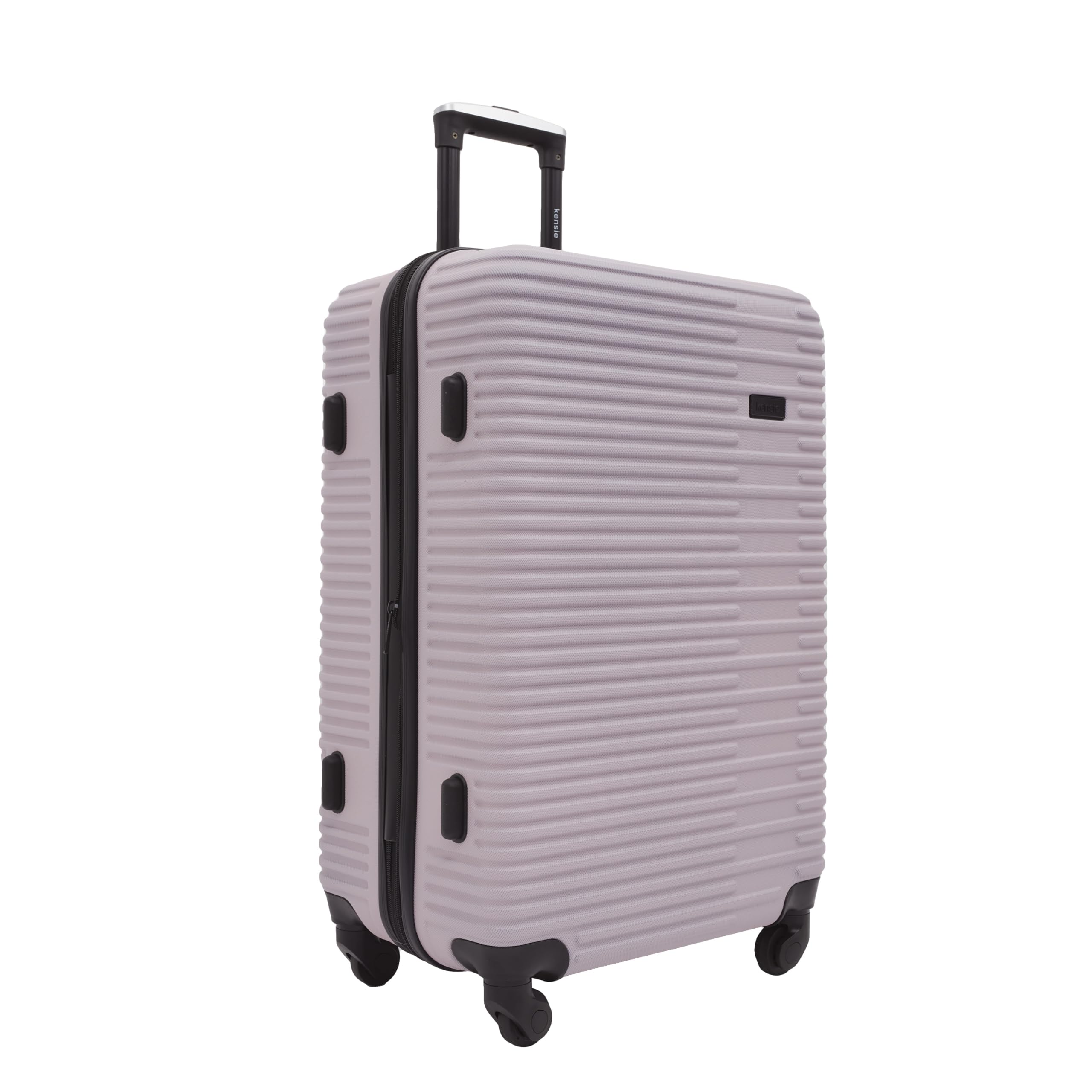 kensie Women's Hillsboro Luggage & Travel Bags, Burnished Lilac, 4 Piece Set