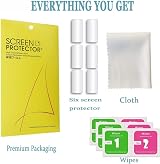 Giaogor Screen Protector for Popglory P22 Smartwatch 6 Pack HD Ultra Thin Film view 4