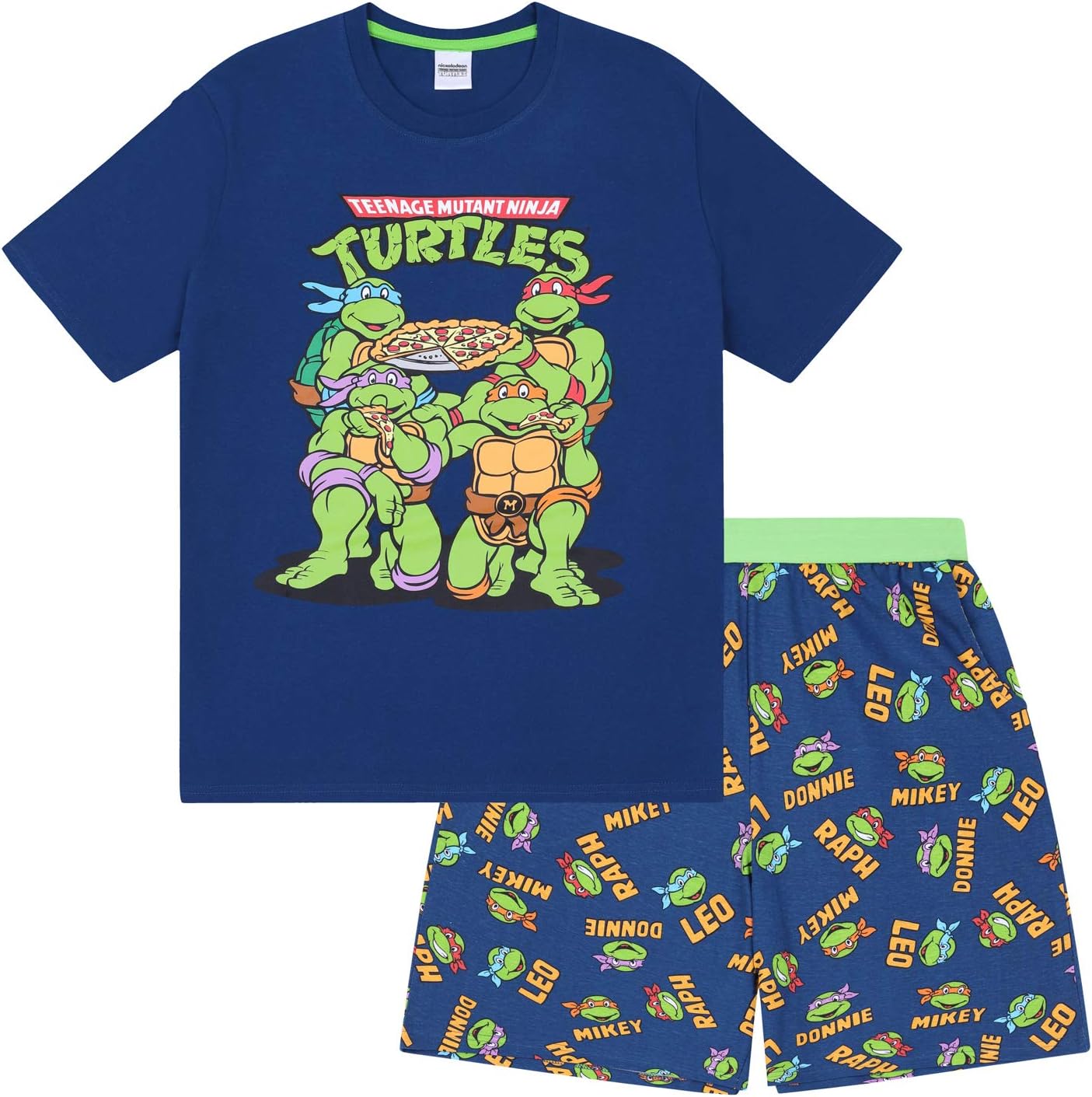 Teenage Mutant Ninja Turtles Official Gift Boys Kids Loungewear Short Pyjamas