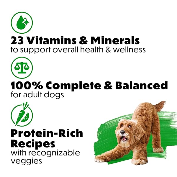 PURINA BENEFUL GRAVY WET DOG FOOD VARIETY PACK, PREPARED MEALS STEW – (12) 10 OZ. TUBS