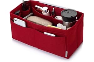 ZTUJO Felt Purse Organizer, Multi Pocket Bag in Bag Organizer For Tote & Handbag Shaper, Speedy 30, Speedy 35 and Speedy 40