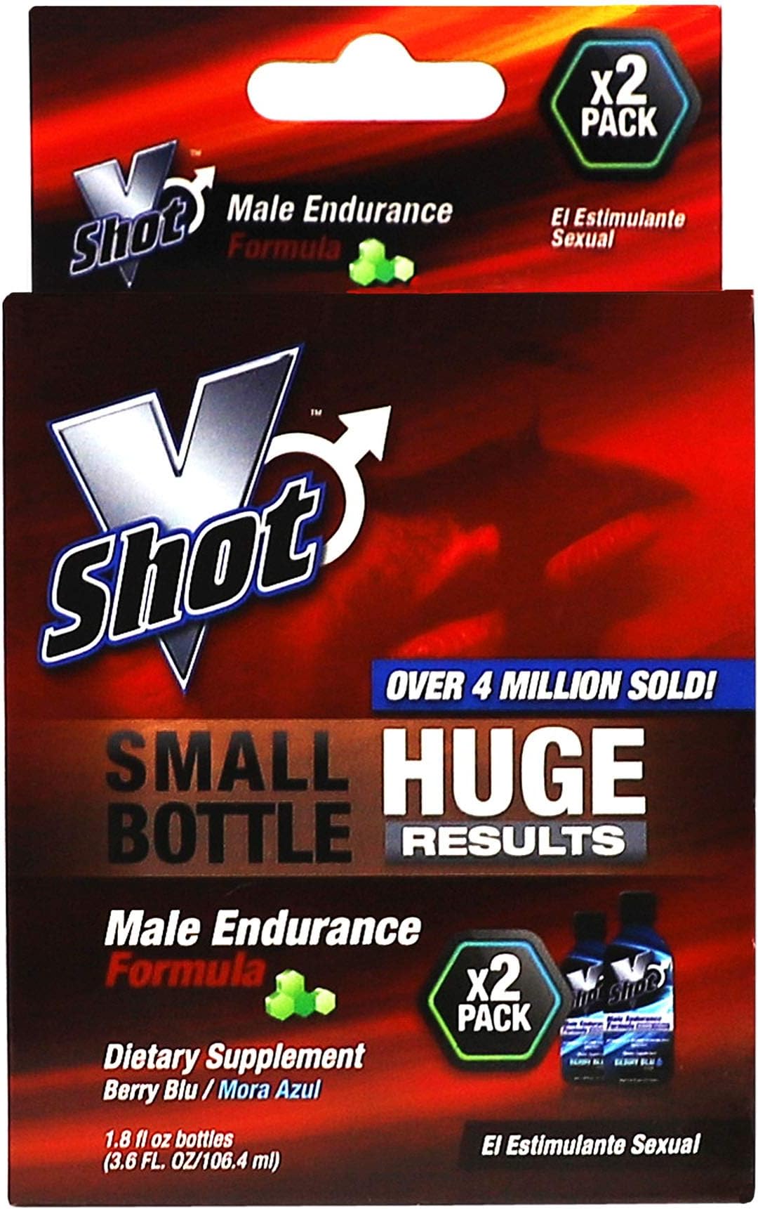 V Shot - Male Endurance Formula X 2 Pack