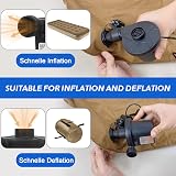 Jsdoin Electric Air Pump 220V 50W 3 Nozzles Portable Inflator Deflator view 6