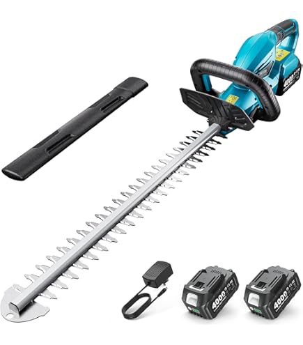 Amazon.com : SENIX 40V Max 24-Inch Cordless Hedge Trimmer with 2