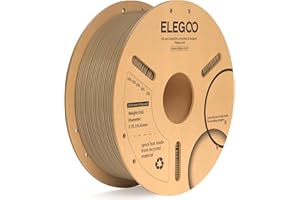 ELEGOO Filamento PLA+ 1,75 mm 1KG Madera, Filamento PLA Plus para Impresora 3D, Precisión Dimensional +/- 0,02 mm, Carrete Filamento 3D, para Mayoría Impresoras 3D FDM