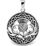 WithLoveSilver Solid 925 Sterling Silver Celtic Trinity Knot Pendant - Triquetra Charm, 5.8g - View #9