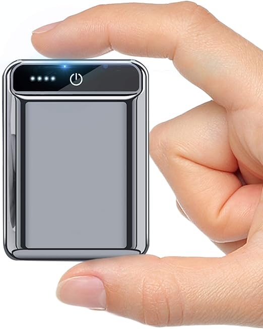 Amazon Heyking モバイルバッテリー mah 大容量 超ミニサイズ 小型 軽量 急速充電 Pse認証済 2 1a スマホ充電器 Usb2ポート Led液晶画面 残量表示 2台同時充電可能 携帯充電器 Iphone Android Ipad適用 グレー モバイルバッテリー 通販