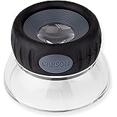 Carson LumiLoupe Plus 10.5X Power Stand Loupe Magnifier with Dual Lens Focusing System (LO-10)