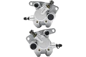 EATAKWARD Front Left & Right Brake Calipers & Pads 3GD-2580T-01-00 3GD-2580U-01-00 Replacement for Yamaha Banshee Big Bear Gr