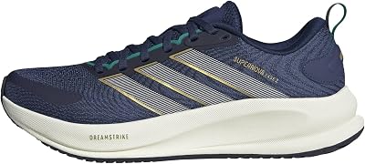 Hombre Supernova Ease 2 Running Shoes, Dark Blue/Off White/Matte Gold, 42 2/3 EU