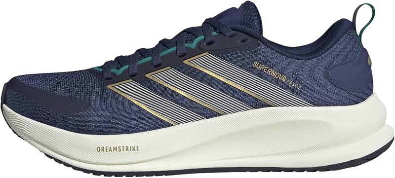 Homme Supernova Ease 2 Running Shoes, Dark Blue/Off White/Matte Gold, 42 2/3 EU