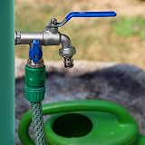 SHYNE Premium 3/4 BSP Brass Double Water Tap with 2 Hose Connectors view 3