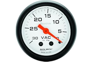 Auto Meter 5451 Pro-Comp 2-5/8-Inch 140-280 F Liquid Filled Mechanical Transmission Temperature Gauge
