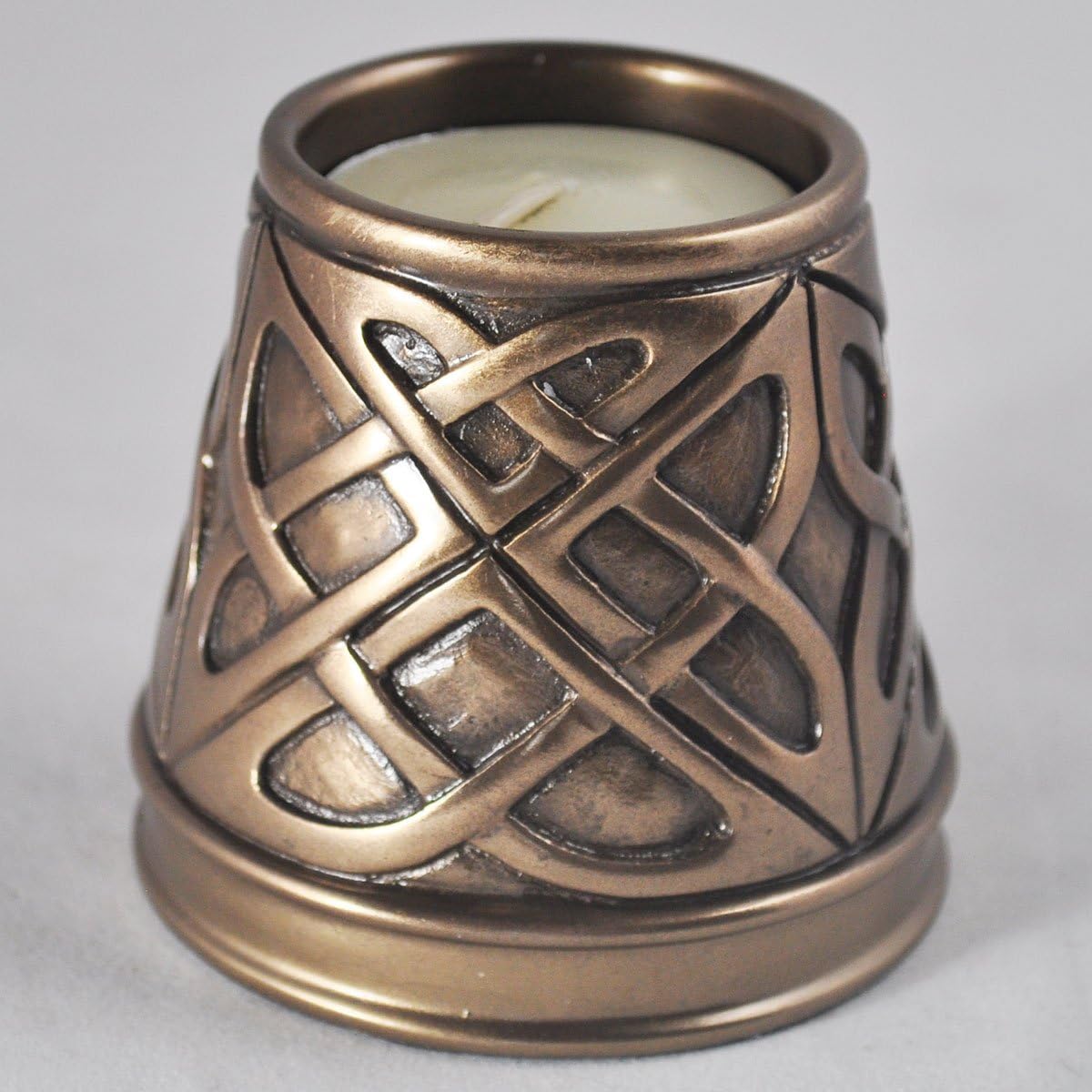 Celtic Candle Holder Cold Cast Bronze H6.5cm (large) Amazon.co.uk