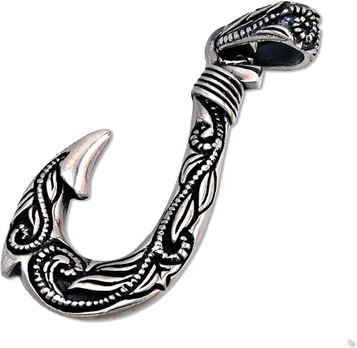 Amazon シルバー925 釣り針型ペンダントヘッド フィッシングフックペンダントトップ ハワイアンスタイル シルバー磨き布付 ネックレス 通販