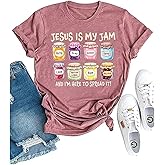 If The Stars were Made to Worship T Shirt for Women Vintage Jesus Christian Religious Tee Outdoor Short Sleeve Tops