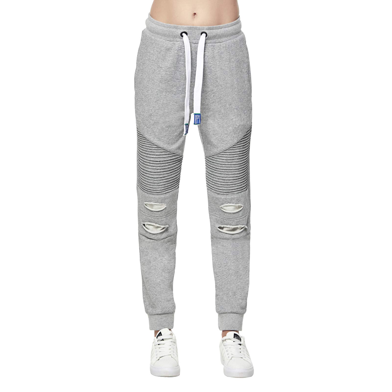 ripped tracksuit bottoms