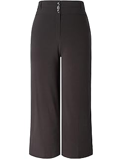 plus size work pants black