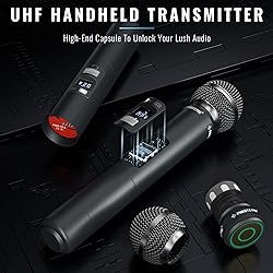 Phenyx Pro Wireless Microphone System, Quad Channel