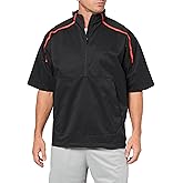adidas mens Core Provisional Short Sleeve Half Zip Jacket