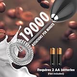 PowerLix Milk Frother Handheld Whisk 19000rpm Stainless Stand 15-20s view 3
