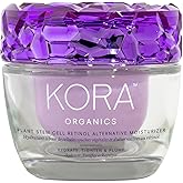 KORA Organics Plant Stem Cell Retinol Alternative Moisturizer, Active Retinol Alternative Smooths Wrinkles & Firms Skin, Face Moisturizer for Women & Men, Certified Organic, Cruelty Free, 1.69 fl oz