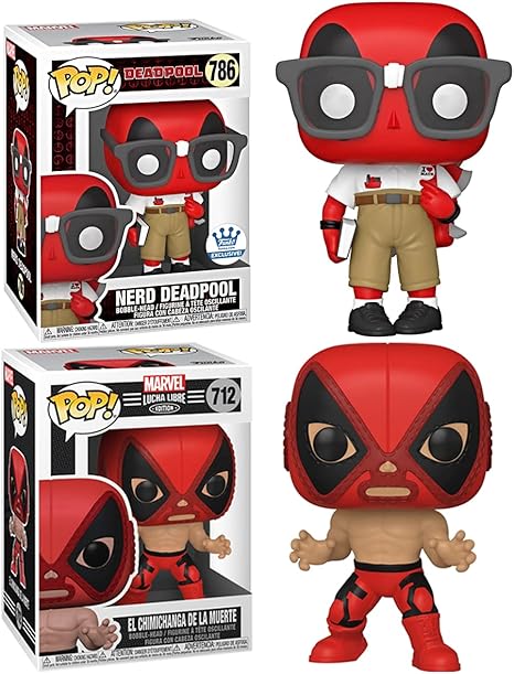 Amazon Co Jp Loot Pool Marvel デッドプール 546 Pop ビニール製 マーベル ミニフィギュア ブラインドバッグ チミチャンガ キャラクター 2アイテム Toys
