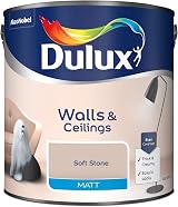 Dulux Matt Emulsion Paint For Walls And Ceilings Soft Stone 2.5 L view 2