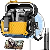 Polislime Compatible with Samsung Galaxy Buds3 FE (2025) / Buds3 Pro (2024) / Buds 3 Case (2024) with Phone Stand, Compatible with MagSafe, with Secure Lock Clip Design & Cleaning kit