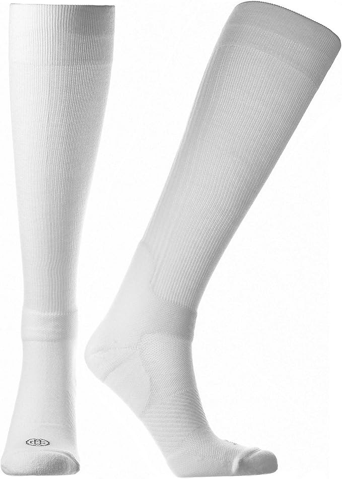 Doctors Choice Mens Compression Socks, OvertheCalf, 1020 mmHg White